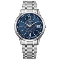 Citizen EXCEED CB1140-61L Direct Flight Eco-Drive Radio-Controlled Watch, World's Thinnest Multi-Band Case, Super Titanium, Navy Silver, Made in Japan