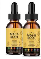 Maca šaknies skystasis ekstraktas lašai su adaptogenu Ashwagandha ir ožragu – 60 ml (2 fl uncijos) 2pack