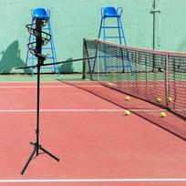 Pickleball Machine, Launcher, Training Equipment, Launch Ball Server brown
