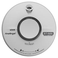 Priešgaisrinis dūmų detektorius Fireangel St-622 su 10 metų baterija