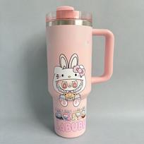 40OZ Puodelis su rankena 304 Nerūdijančio plieno Bingba puodelis Nešiojama termosinė puodelio automobilio puodelio 40oz-1180ml