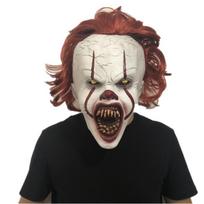 Baisaus Piktadario Klouno Latekso Kaukė Helovino Siaubo Cosplay Kostiumo Rekvizitai gray
