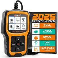 ANCEL AD410 Enhanced OBD2 Scanner, Vehicle Code Reader For Check Engine Light, Automotive OBD II Scanner Fault Diagnosis, OBDII Scan Tool For All orange
