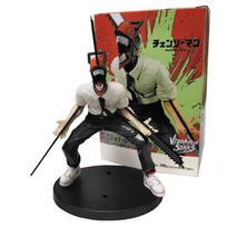 18cm Chainsaw Man Anime Figure Power Denji Action Figure PVC Chainsaw Man Power Figurine PVC Adult Collection Model Doll Toy black