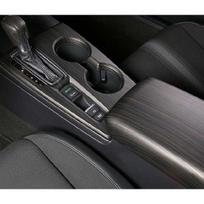 For Honda Civic 2022-2025 Matt Wood Grain Center Console Gear Shift Knob Lever black