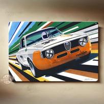 Romeo Gta Car Metal Poster  SignSize8x12inch 20x30cmaluminum 20x30cm（7.8x11.8inch） white