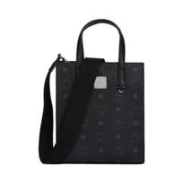MCM Klassik Senovinio Gėlių Rašto Odinė Parduotuvės Rankinė Messenger Rankinė Pečių Rankinė Per Petį Nešiojama Rankinė Mini Unisex Juoda One Size-Basic Set (Bag+Dust Bag) juoda