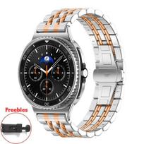 Metalinė apyrankė Samsung Galaxy Watch 9/8 40mm 44mm 8 Classic 46mm Nerūdijančio plieno Apyrankė Apyrankė Verslo Galaxy Watch Ultra2 47mm 2025 Juosta Galaxy Watch 8 40mm/44mm gray