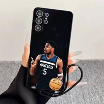 A-Anthony Edwards  Phone Case For Samsung S25,S24,S21,S22,S23,S30,Ultra,S20,Plus,Fe,Lite,Note,10,Black Cover Samsung S30plus5G black