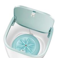 Washing Machine 18W USB Baby Clothes Socks Home Travel Camping Motorhome 100V-127V US Plug blue