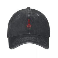 Bloodborne  Hunter Rune Baseball Cap Thermal Visor hiking hat Luxury Brand Luxury Unisex cap Unisexs Hats Womens gray