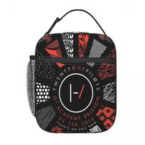Twenty One Pilots izoliuotas pietų krepšys moterims, vaikams, nepralaidūs maisto indai, termosinė pietų dėžutė, krepšys One Size gray