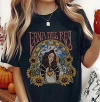 Retro Lana Del Rey Shirt Vintage Album Merch Birthday Gift Unisex S-5Xl S brown