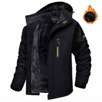 Žieminis Storesnis Vilnos Striukė Vyriškas Vandeniui Atsparus Žygio Slidinėjimo Striukės Lauko Kalnų Trekingo Vėjo Striukė Parka Vyriškas 7XL