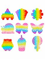 1/2/3/5Pcs Pop It Toy, Pop It Fidget Toy Set Popit Game Stress Relief For Adults, Pop Its Pop It Set Gifts Adults, Poppet , Pop blue