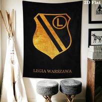 Legia Varšuva Sieninė gobelenas Estetiškas sienos kabinamas spausdintas audinio pledas Dekoratyviniai gobelenai miegamajam svetainei namų dekoravimui 100cm x 150cm orange