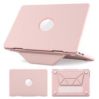 Premium PU Leather Laptop Sleeve With Foldable Stand MacBook Pro 13 14 15 16 Inch Air 13.6 15.3 M1 M2 M3 M4 M5 MacBook Pro 14 A2442, A2779, A2918, A2992 M1 Max rausva
