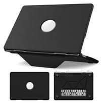 Premium PU Leather Laptop Sleeve With Foldable Stand MacBook Pro 13 14 15 16 Inch Air 13.6 15.3 M1 M2 M3 M4 M5 MacBook Pro 16 A2485, A2780, A2991 M1 Pro/M1 Max juoda