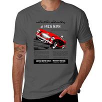 Austin Healey 100 Tshirt Sports Casual Short Sleeve Cotton Tee 4XL black