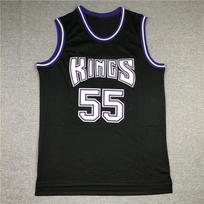Vyriški krepšinio marškinėliai Williams 55 Kings Vintažiniai siuvinėti Retro stiliaus medvilnės mišinio Unisex sportiniai marškinėliai Small