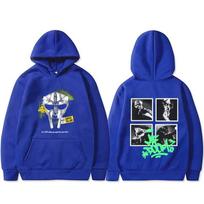 Limited Rapper Mf Doom Madvillainy The Illest Villain Graphic Hoodie Men Women Hip Hop Oversized Streetwear Pullover Tracksuit Female Male Clothing XXL įvairiaspalvis
