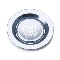 CNC Car Keyless Engine Start Button w/ Ring Decoration For Jaguar XF XJ XE F-Pace F-Type For Range Rover Evoque Sport etc. sidabras