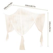 Net For Bed With Mesh Canopy Bedroom Decor Girls smėlis