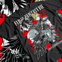 Final Fantasy VII Rebirth T-Shirt Black Gift For Friends L gray