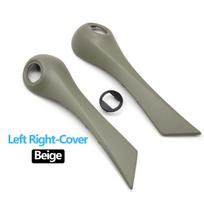 2PCS Car Inner Door Left Right Pull Grab Inner Handle Outer Cover For Renault Megane 2 MK2 X84 2002-2008 8200297158 8200297171 gray