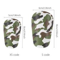 2 Pieces Soccer Shin Guards Leg Protection Protective Gear Calf Board for Adults S