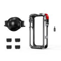 For Insta360 X6 Protective Case Aluminum Frame Optional Carrying Storage Bag Screen Protector Lens Guard Accessories For X6 gray