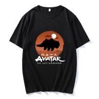 Avatar The Last Airbender Tshirts Casual Short Sleeve Soft Tee-shirt Cotton Comfortable Men/Women T-shirt Spring Summer Camisas 4XL black