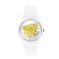SWATCH Unisex 34mm Yellow Watch SO31W105 SO31W105 SO31W105 white