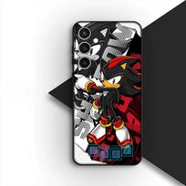 Dėklas Samsung Galaxy A35 A36 A55 A26 A05 A06 A14 A50 A51 A53 A54 A12 A13 A23 Telefonui Dėklas Ežiukas S-Shadows-S-Sonics-Plakatas Galaxy A54 5G black