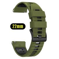 Silicone Watchband 22mm For TicWatch GTH2 GTX/GTW Soft Bracelet For TicWatch Pro 2021/3 Ultra LTE GPS S2 E2 Sports Strap Replace 1Pcs 22mm gray