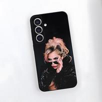 L-Lady G-Gaga Phone Case For Samsung A25 A13 A33 5G A54 A36 A35 A56 A52 A14 Shockproof Soft Cover Samsung A56 black