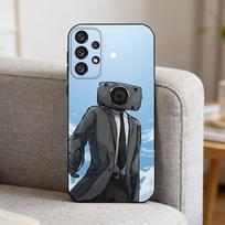 S-Skibidi Toilet D-Dark S-Speakerman   Phone Case For Samsung S25,S24,S21,S22,S23,S30,Ultra,S20,Plus,Fe,Note,10,9,5G Black Cover Samsung S26
