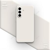 Originalus minkštas skysto silikono dėklas telefonui Samsung Galaxy A57 A37 5G Fundas Paprastas Klasikinis Aukštos Kokybės Atsparus Smūgiams Galinis Dangtelis Galaxy A57 white