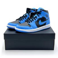 DQ8426-401 Nike Air Jordan 1 Mid University Blue White Black 8.5 blue