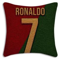 Pagalvių užvalkalai Animacinis Sofa Dekoratyvinis Namų Dvipusis Spausdinimas Trumpas Pliušas Mielas Pagalvėlės Futbolo Žvaigždė C Ronaldo Numeris 7 Dangtelis Linen 18*18(CM)-1Pcs