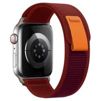 Apple Watch takų nailono sportinis dirželis - Velcro Solo Loop, skirtas Ultra 49mm, Series 9, 10, 11 42/44/45/46/49mm gray