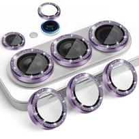 For Samsung Galaxy S26 Ultra S25 S24 S23 S22Series Camera Lens Protector 9H Tempered Glass Cap Cover Screen Protector S24 FE violetinė