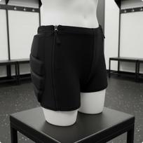 3D Hip Protection Shorts Side Zippers Shock Absorption Xl