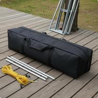 Tent Pole Bag Portable Camping Tool Custom Size for Outdoor 60x25x25cm gray