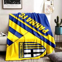 Parma Calcio 1913 tematikos personalizuoti lauko flaneliniai pledai, minkšti ir tinkami visais metų laikais, puikiai tinka sofoms, lovoms ir stovyklavimui 80cmx120cm blue