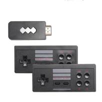 Wireless Retro Game Console 4K HDMI HDTV Stick 818 Build-in Games RCA Handheld gray