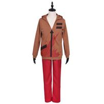 Išskirtinis Suaugusiųjų Vyrų Mirties Angelai Isaac Foster Perukai Zack Gobtuvėlis Striukė Kelnės Kostiumas Costume Set(No Wig),L brown