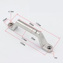 Grab Handle Rail Stainless Steel Shower Bar Door for Bathroom Motorhome Campers 150mm white