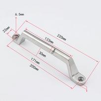 Grab Handle Rail Stainless Steel Shower Bar Door for Bathroom Motorhome Campers 200mm