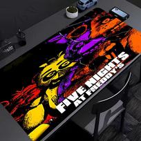 Horror game F-FNAF Freddy Mouse Pad - Non-Slip Rubber Base, Smooth Surface for Work,Gaming,Office,And Home Use, Desk Mouse Pad 30cmx60cm